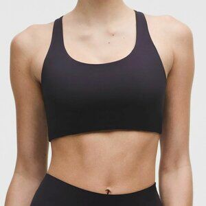 lululemon Nulux Strappy-Back Sports Bra Night Moth